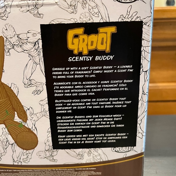Groot Guardians of the Galaxy Scentsy Buddy Marvel Collection - Picture 16 of 16